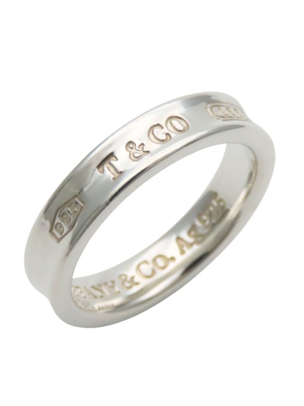Tiffany & Co 1837 Ring Narrow 925 Sterling Silver